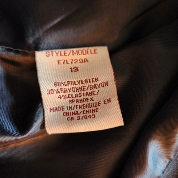 Coeur et emotions navy blue  long sleeves lightweight lined zip jacket, 13 - Picture 8 of 10